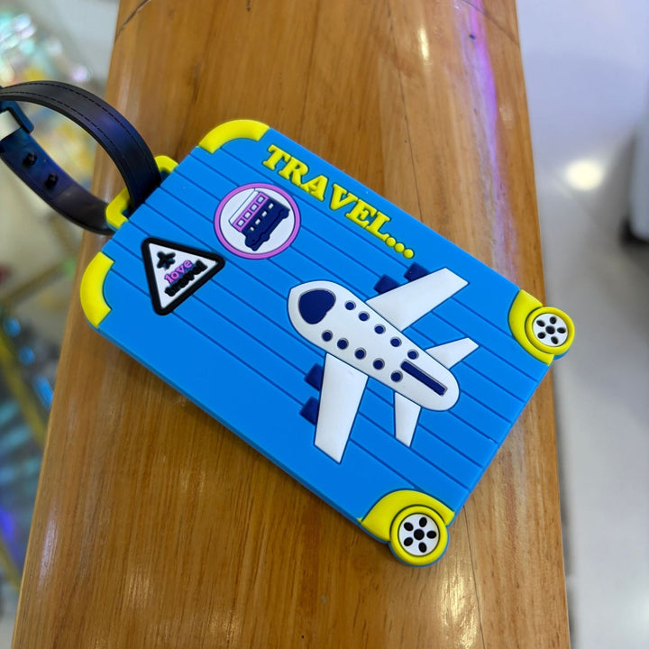Airplane-Themed Luggage Tag Kalsten
