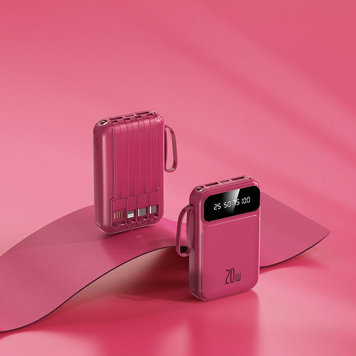 Portable power bank with integrated fast charging function and LCD display Kalsten