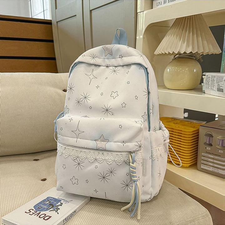 Backpack with Dreamy Star Design and Practical Features Kalsten