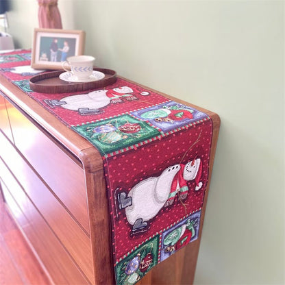 Festive Holiday Decorative Table Runner  1788931128