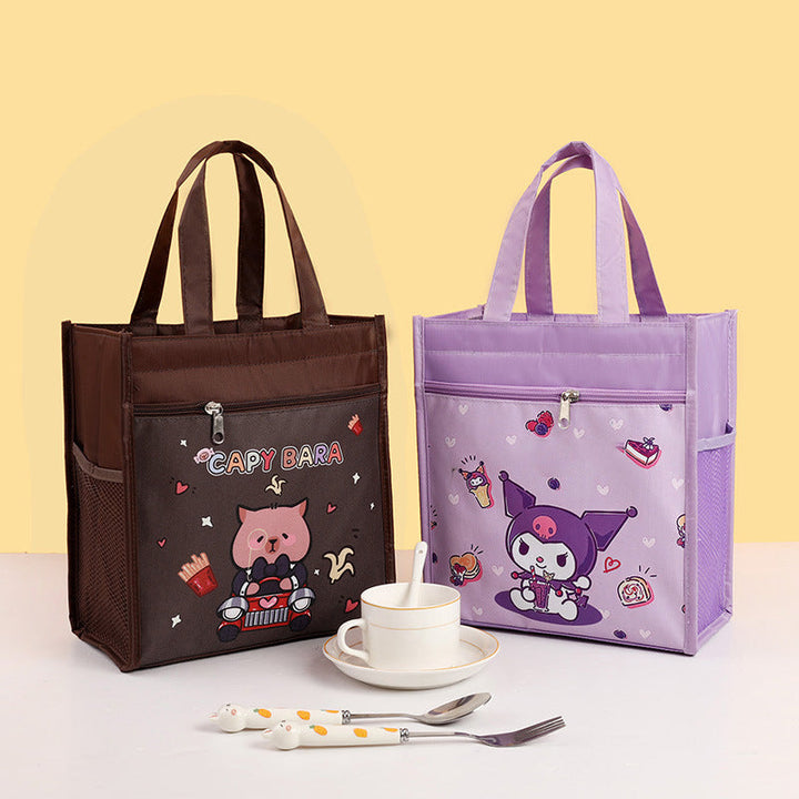 Insulated Bear-Themed Lunch Tote Kalsten