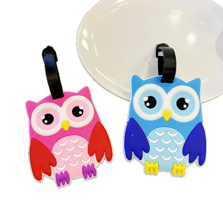Owl-Shaped Travel Luggage Tag Kalsten