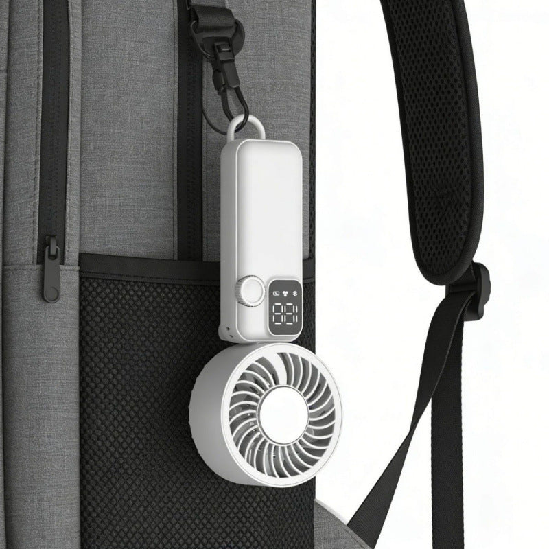 Ladies portable mini air circulator with temperature display Kalsten