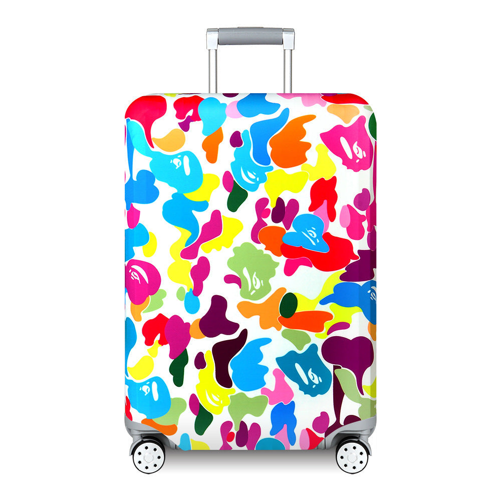 Unisex nan Kids Luggage Cover for Hard Shell Suitcases with Fun Space Design made of Elastic Polyester-Spandex Kalsten