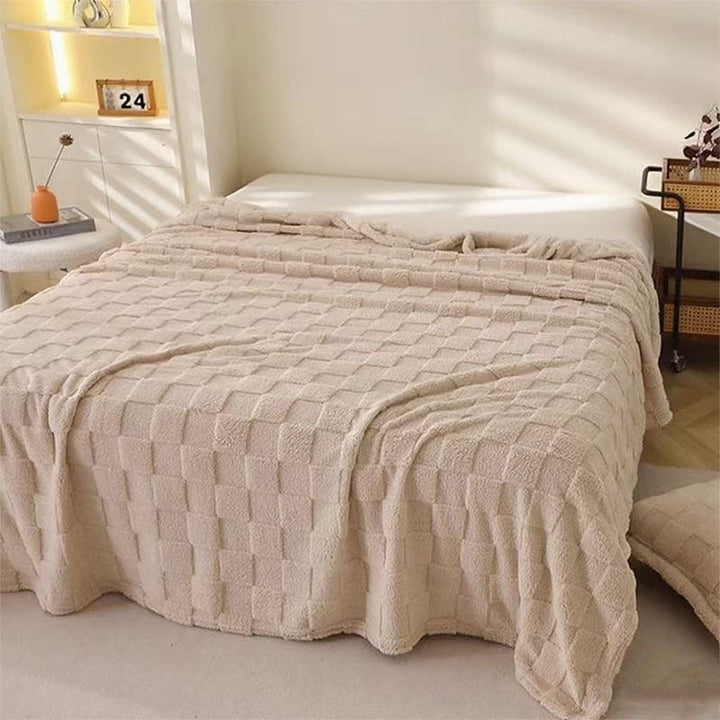 Women Soft and Breathable Plaid Blanket Kalsten