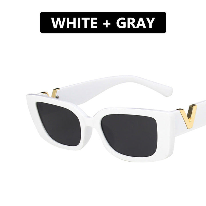 Women's modern cat-eye sunglasses with metallic details Kalsten