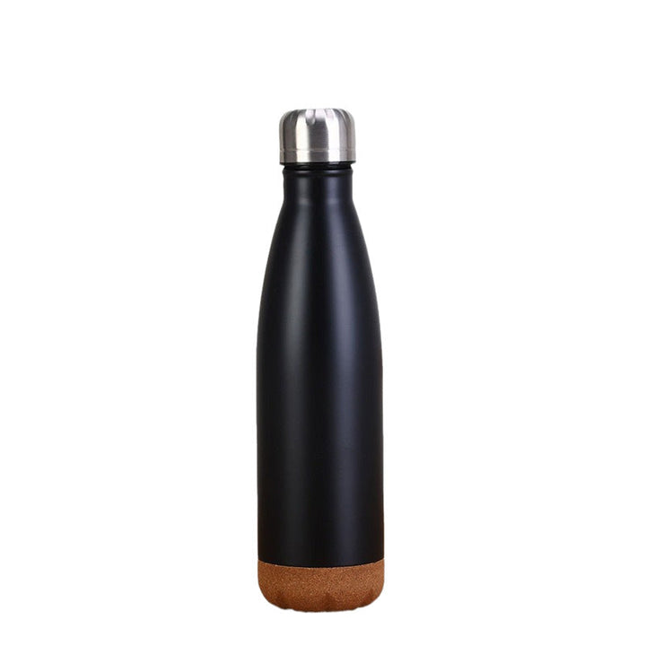 Ladies stylish stainless steel insulated bottle with cork bottom Kalsten