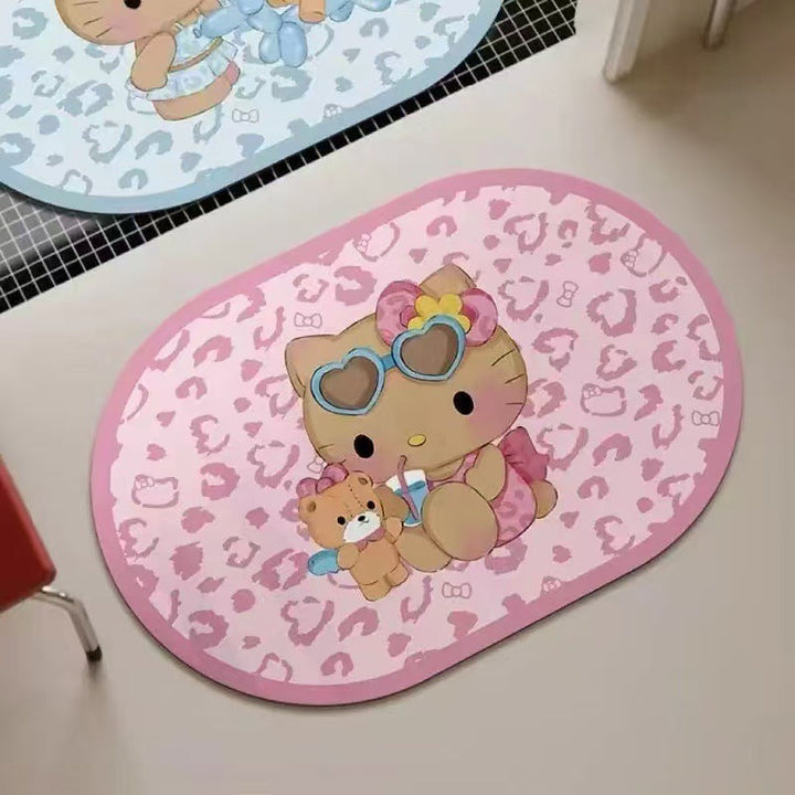 Hello Kitty-Themed Bath Mat Kalsten