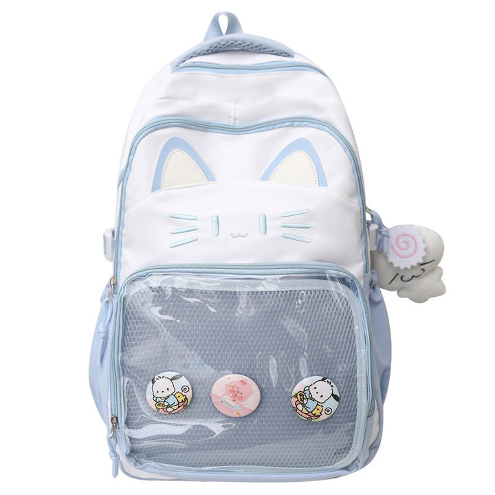 Cute Cat-Themed School Backpack Kalsten
