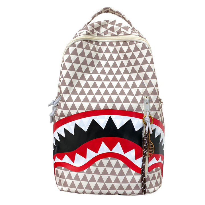 Backpack with Unique Shark Motif Kalsten