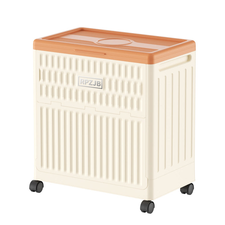 Ladies stylish and functional laundry basket with wheels Kalsten