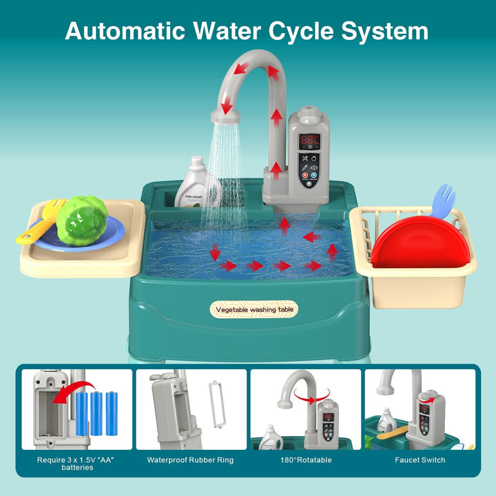 Kalsten | WaterWonder - Play Kitchen with Magical Faucet