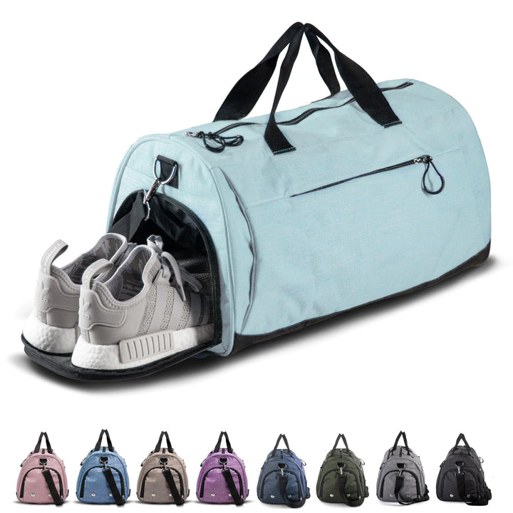 Women's sports bag with separate shoe compartment Kalsten