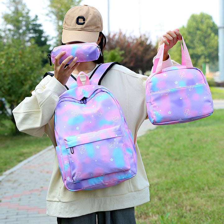 Colorful Multi-Piece Backpack Set Kalsten