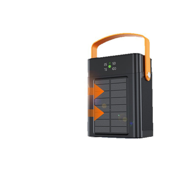 Portable solar power bank with multifunctional charging port and intuitive LED display Kalsten