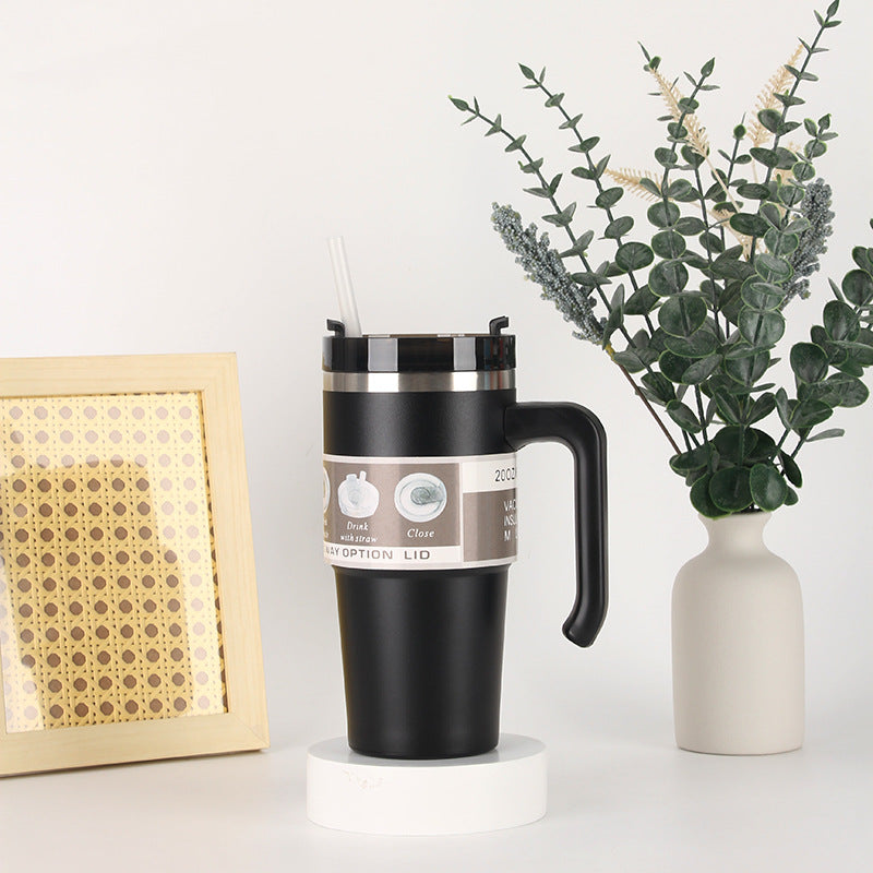 Unisex thermos mug with 3-in-1 drinking options Kalsten