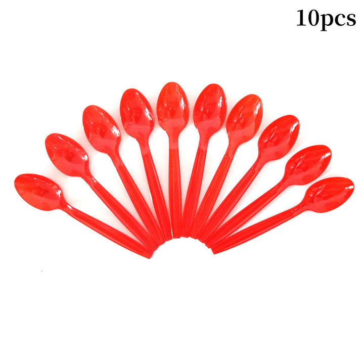 Unisex nan robust disposable forks made of food-safe plastic for dessert and party plates Kalsten