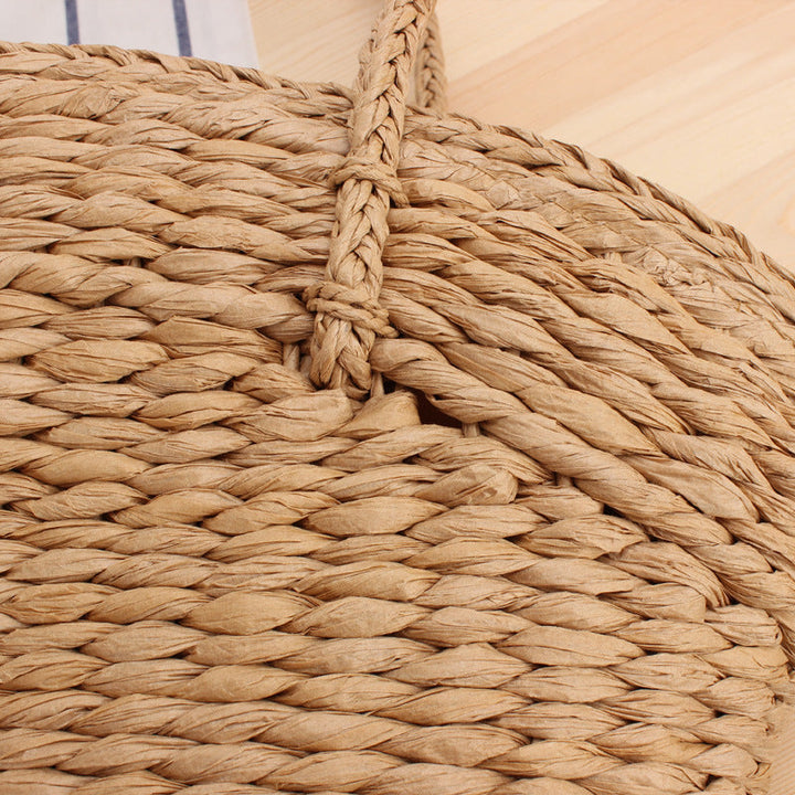 Hand-knotted shopping bag made of natural wicker Kalsten