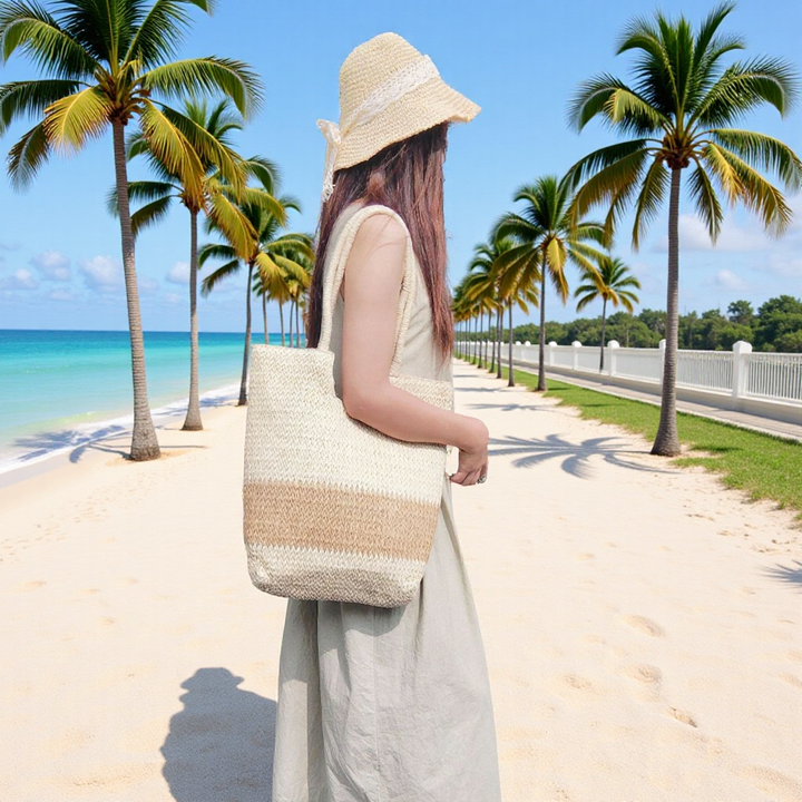 More elegant and stylish straw hat with lace band Kalsten