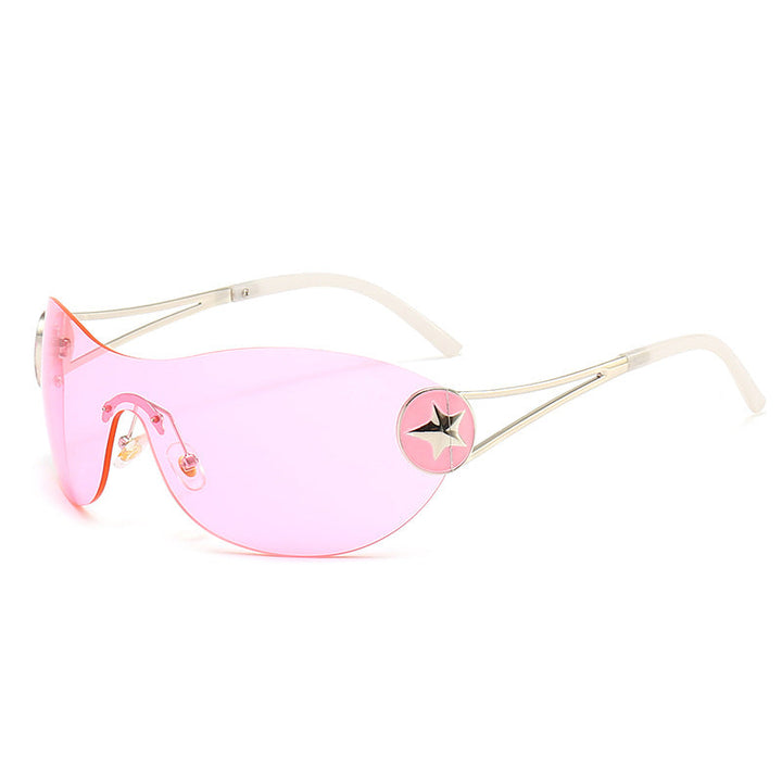 Women's fashionable sunglasses with transparent design and stylish accents Kalsten
