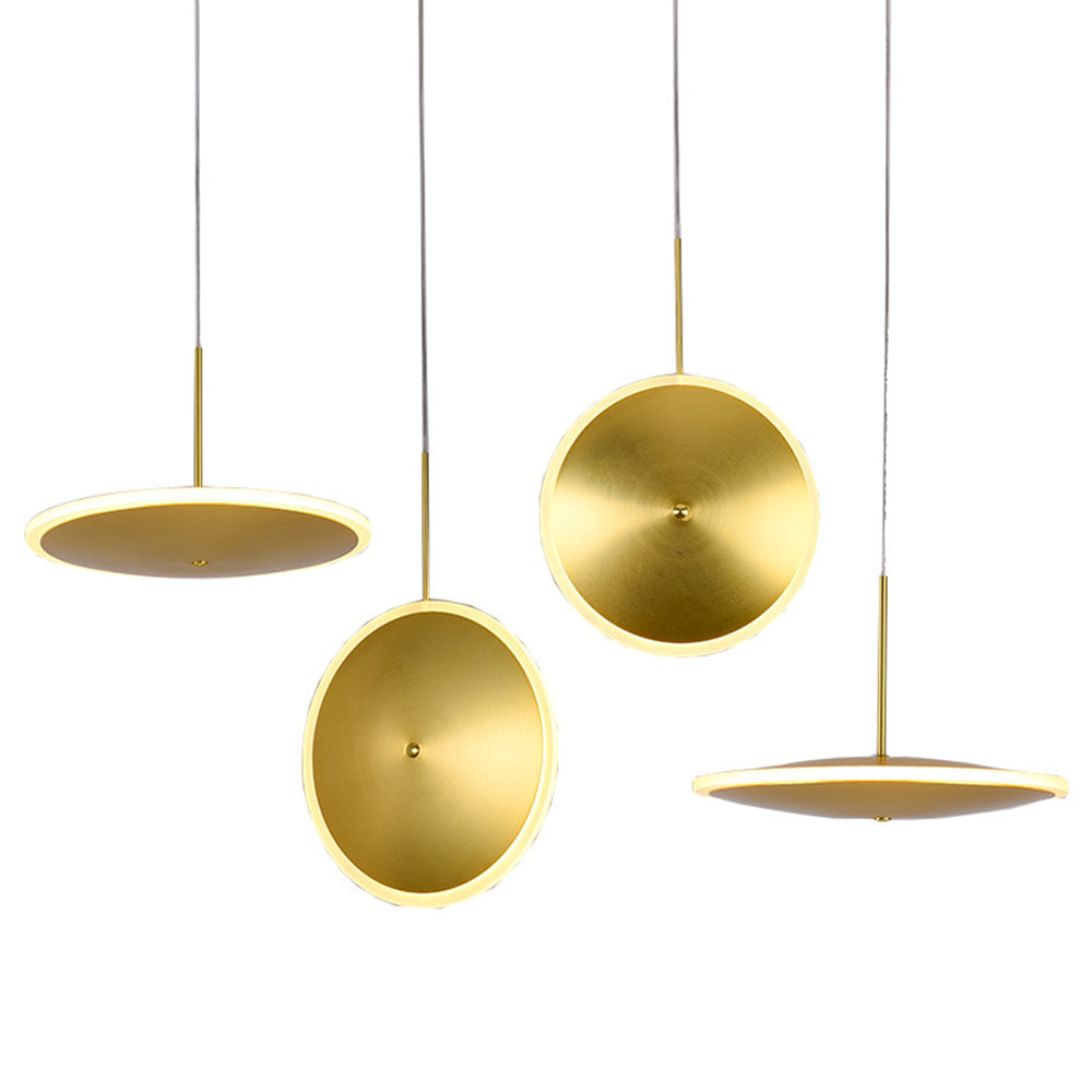Modern Gold Chandelier Round Restaurant Lamps | Kalsten
