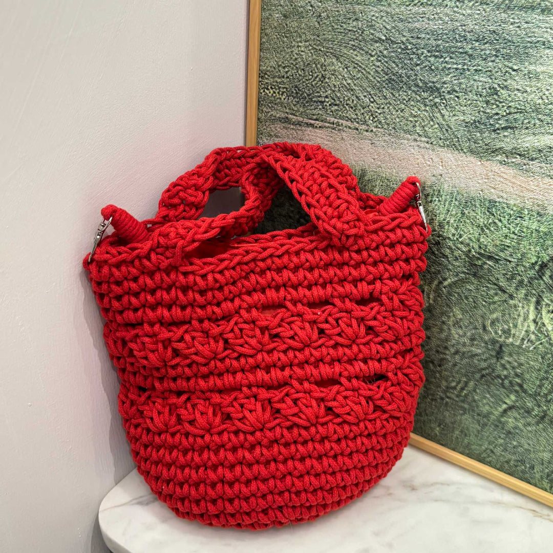 Hand-knotted Tote Bag Kalsten