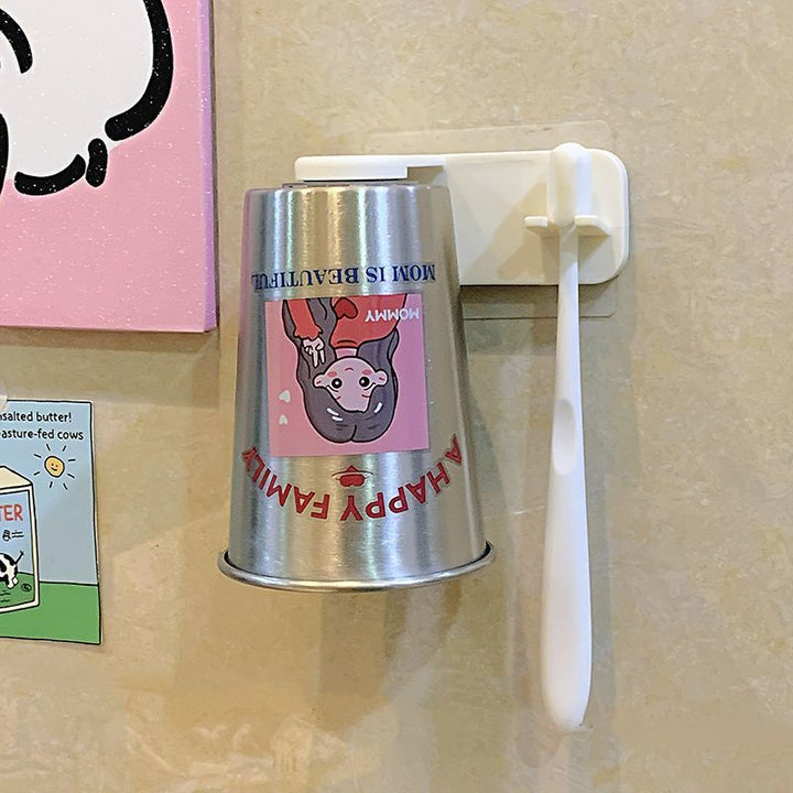 Wall-mounted cup with playful design Kalsten
