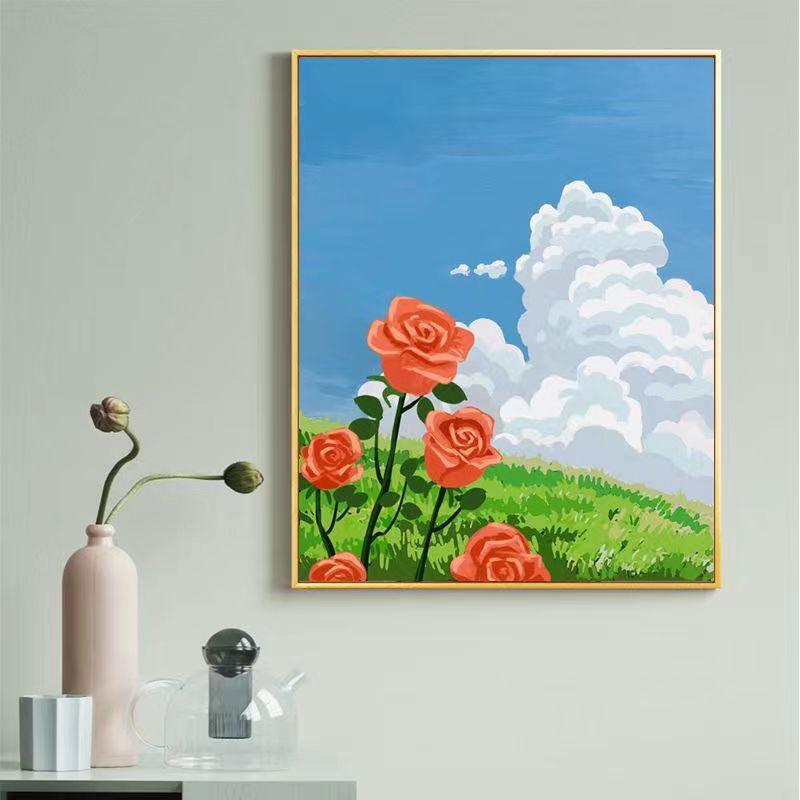Sunflower-Themed Canvas Art Print Kalsten