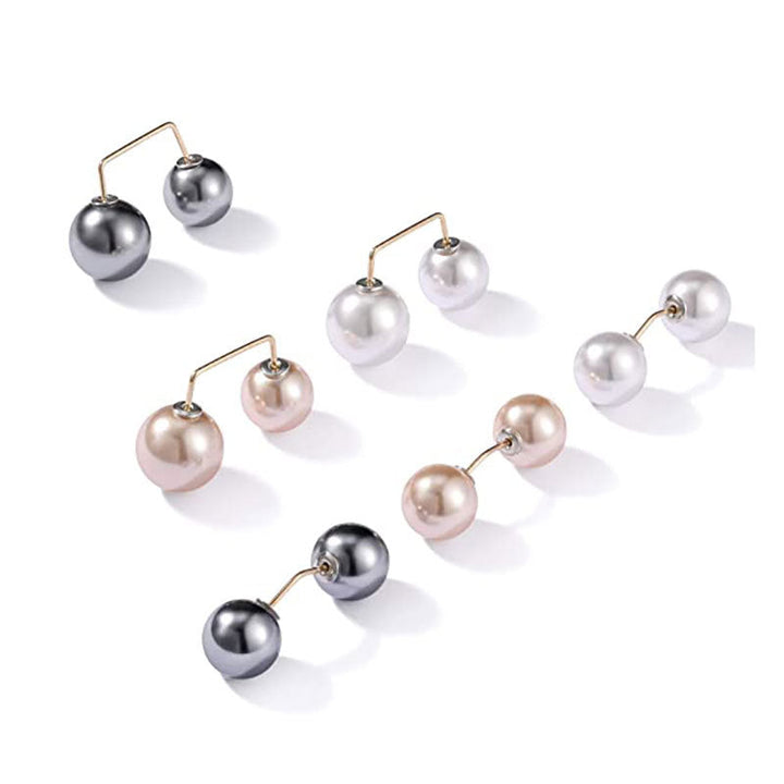 Modern Double Ball Ear Cuff Set Kalsten