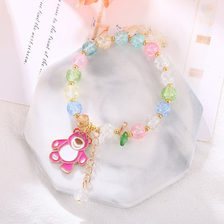 Playful bracelet with colorful glass beads Kalsten