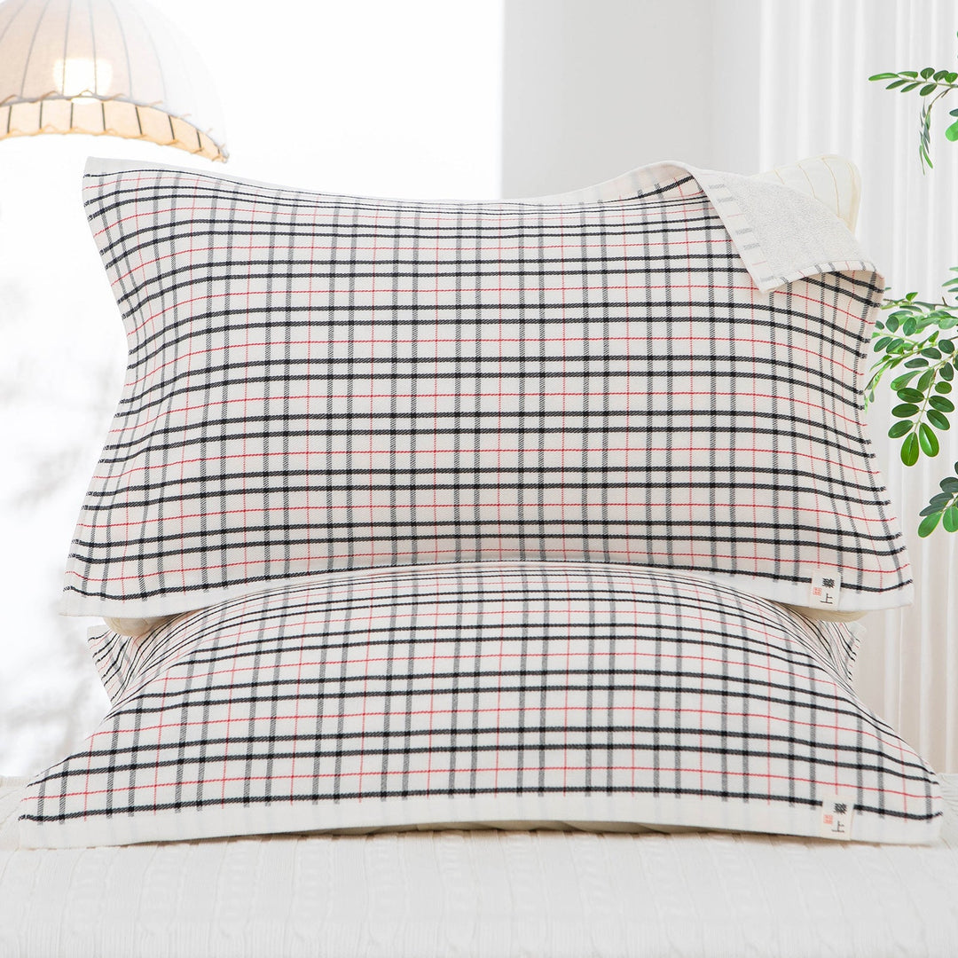 Women’s pillowcase in classic check design Kalsten