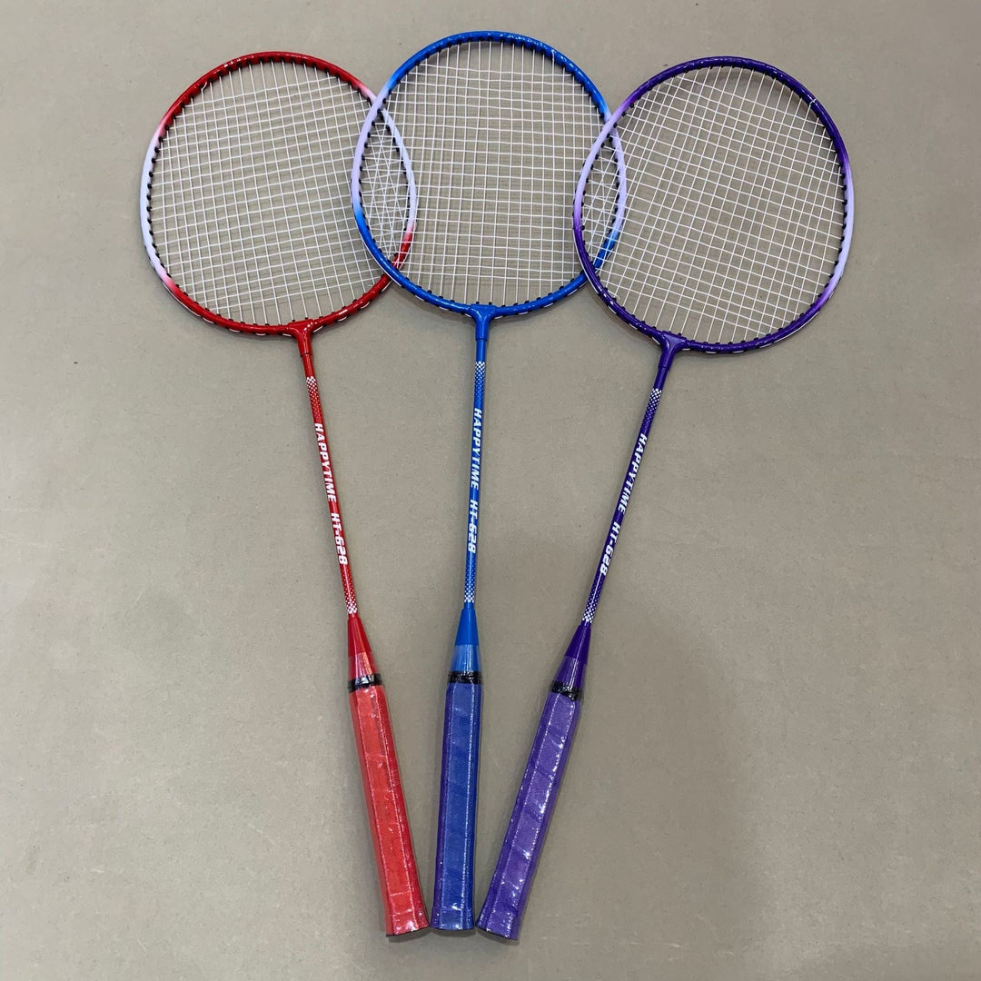 Badminton Racket Set with Multicolored Rackets and Protective Cover Kalsten