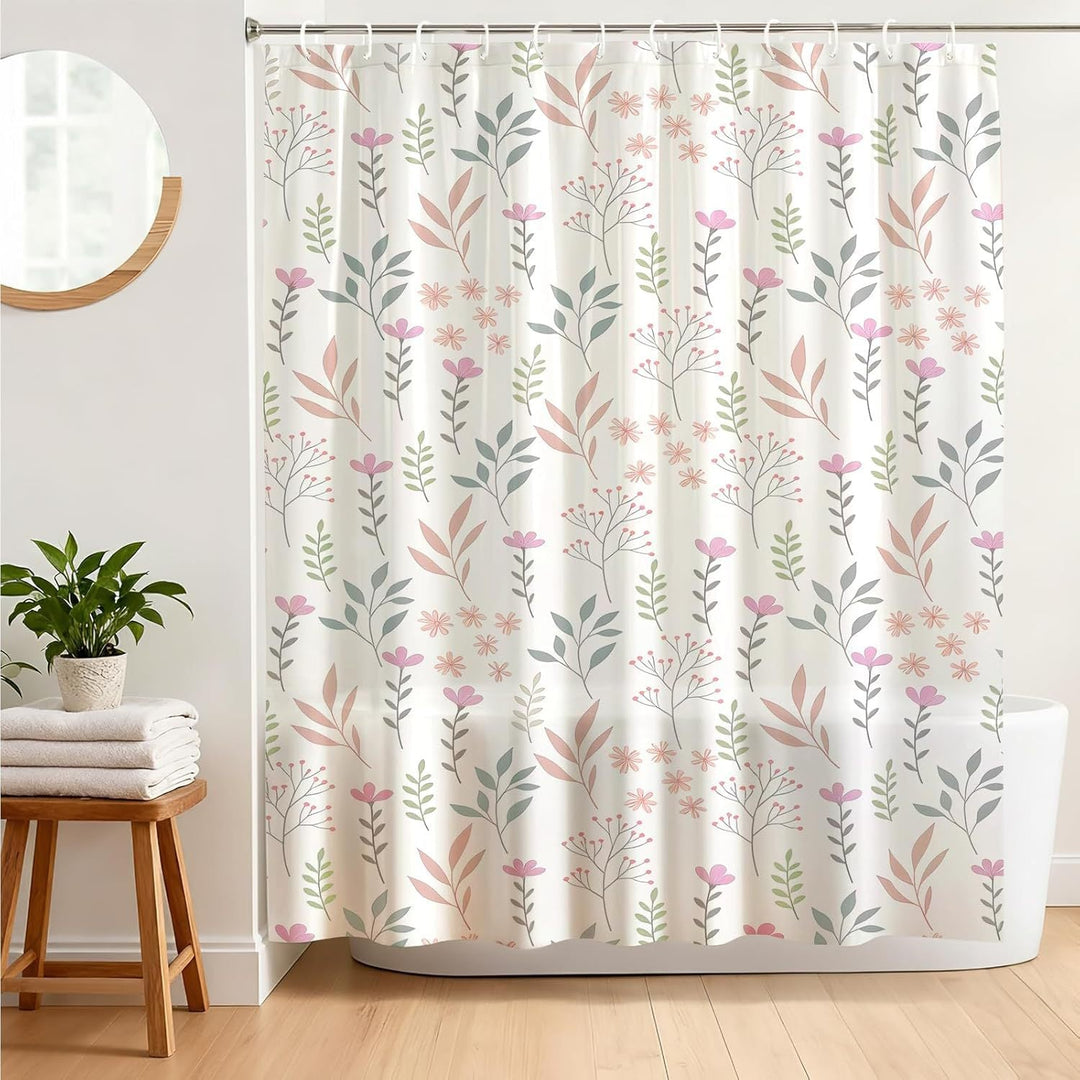Floral Print Shower Curtain Kalsten