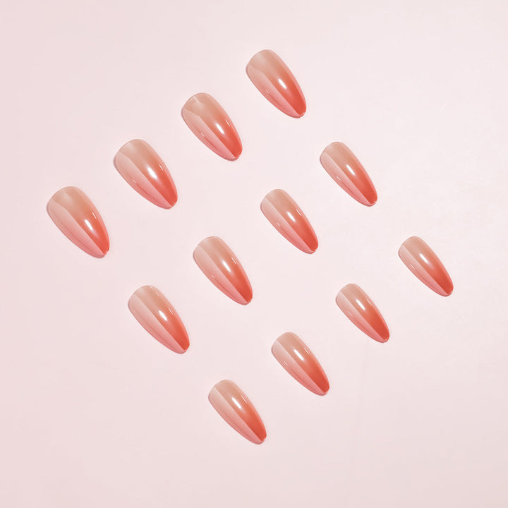 Ultra-Glossy Almond-Shaped Press-On Nail Collection Kalsten