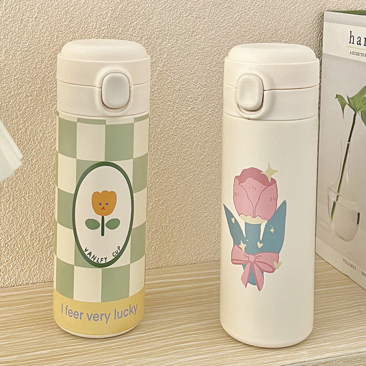 Women's Insulated Drinking Bottle with Innovative Leak Proof Kalsten
