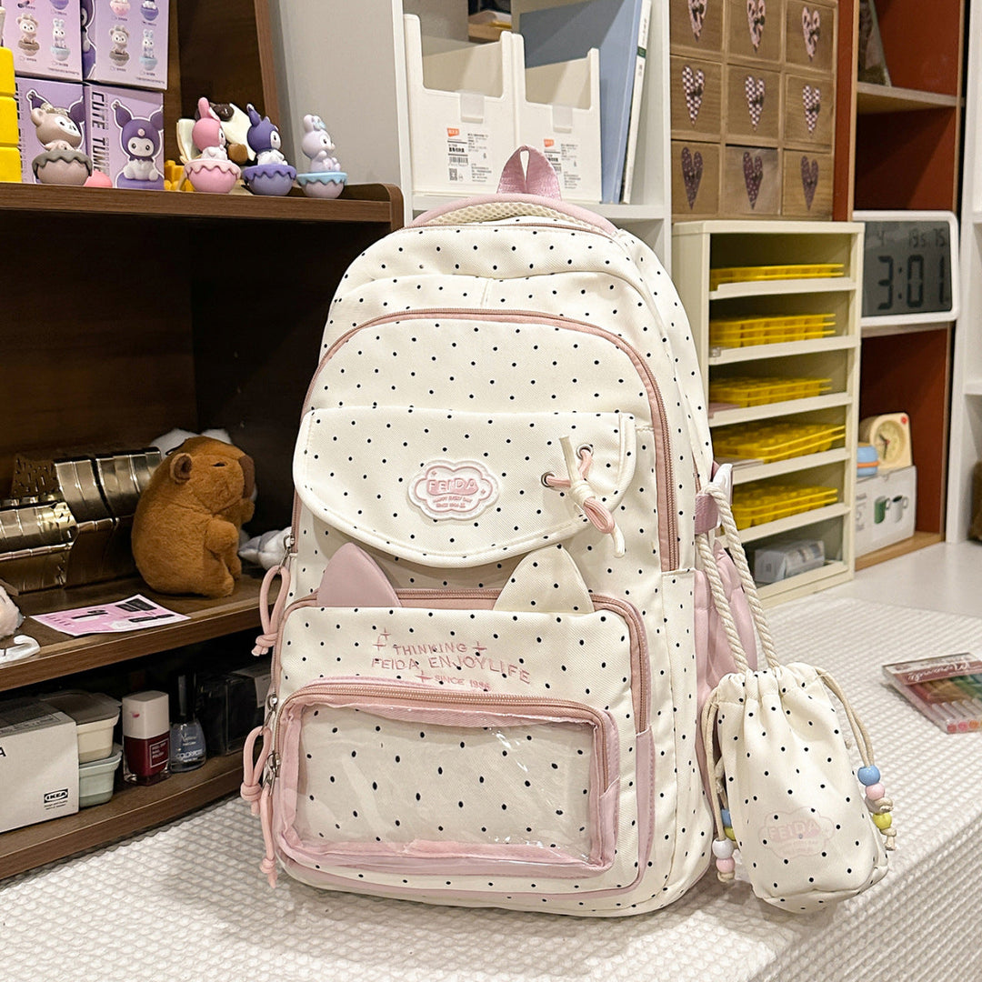 Cute Cat Ear Design School Backpack Kalsten