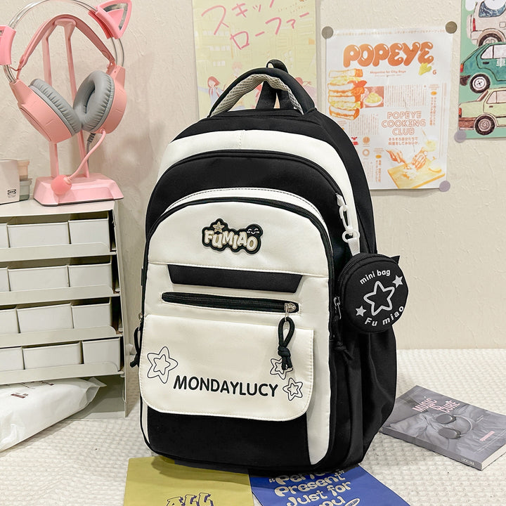 Casual Multi-Pocket School Backpack