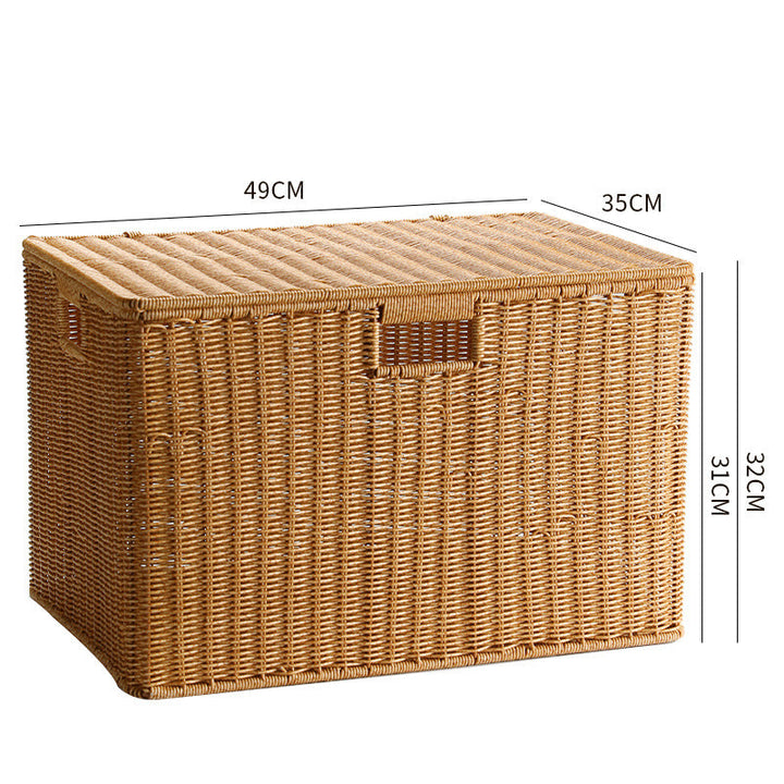 Decorative Woven Storage Chest Kalsten