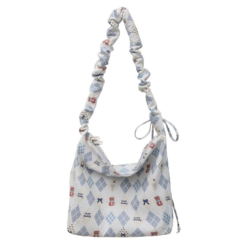 Playful Character-Themed Hobo Bag Kalsten
