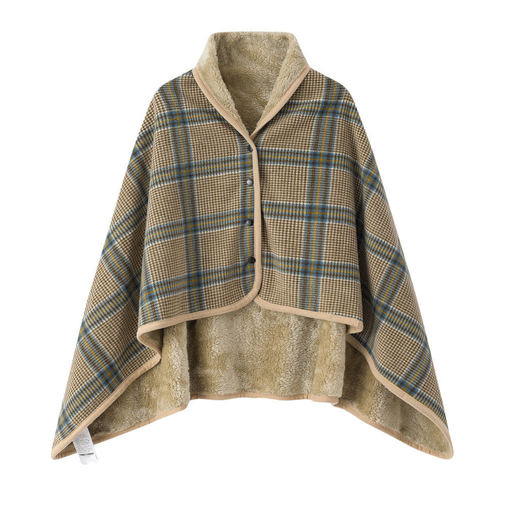 Ladies' wrap blanket made of cozy wool blend Kalsten