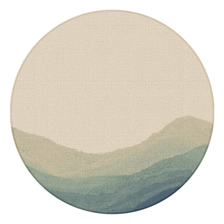 Round Textured Area Rug Kalsten