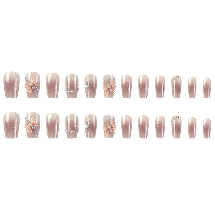 Glamorous artificial nails with moon and star motif Kalsten