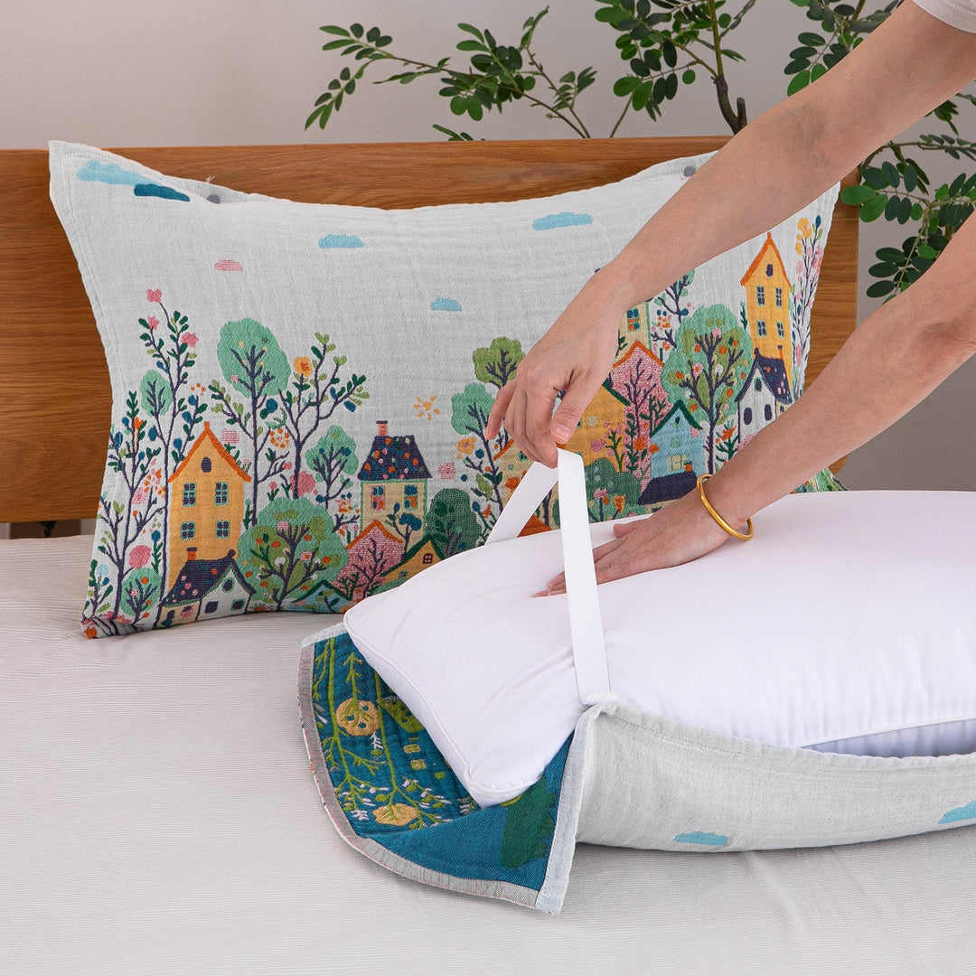 Women's pillow with removable cotton cover Kalsten