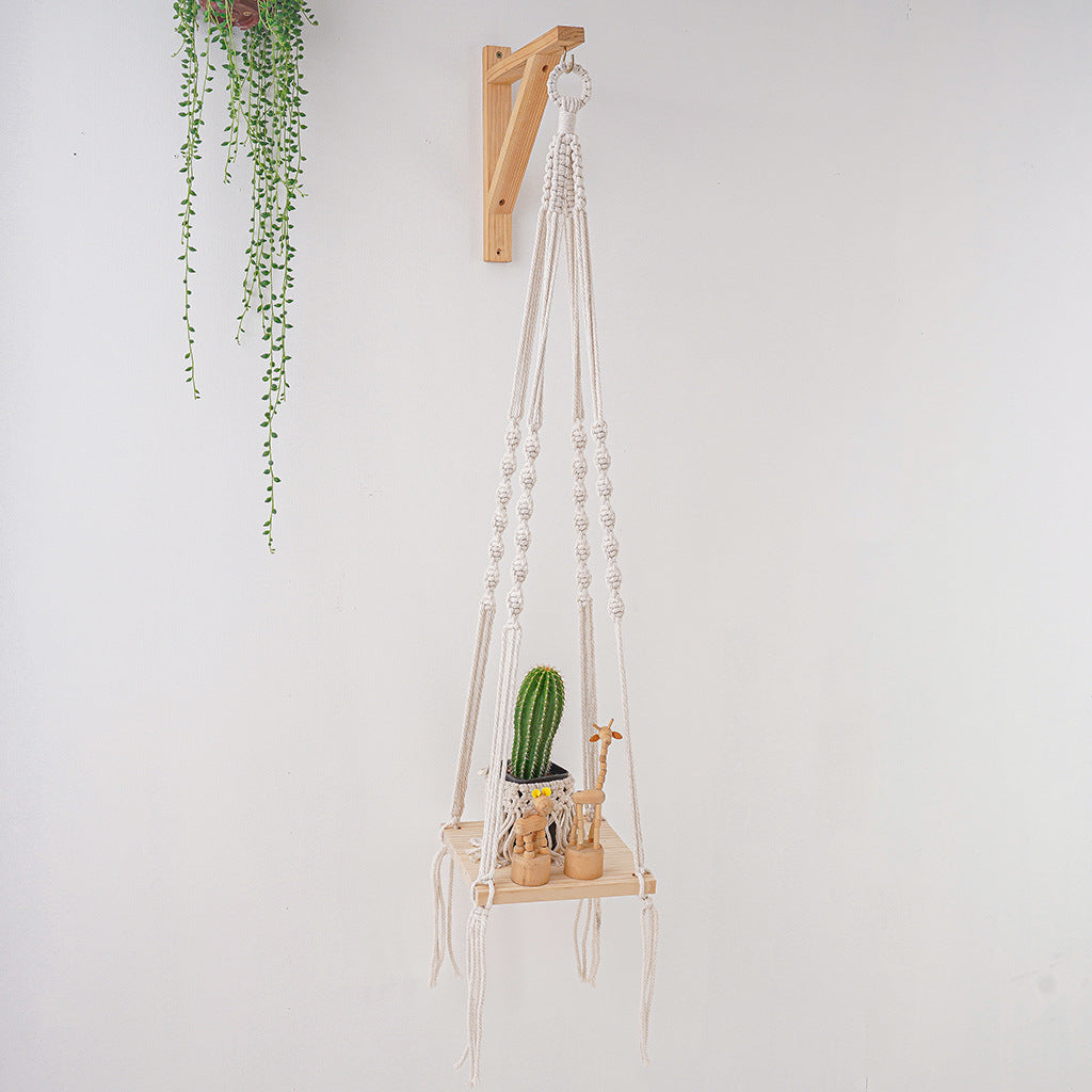 Macrame Plant Hanging Shelf Acalora