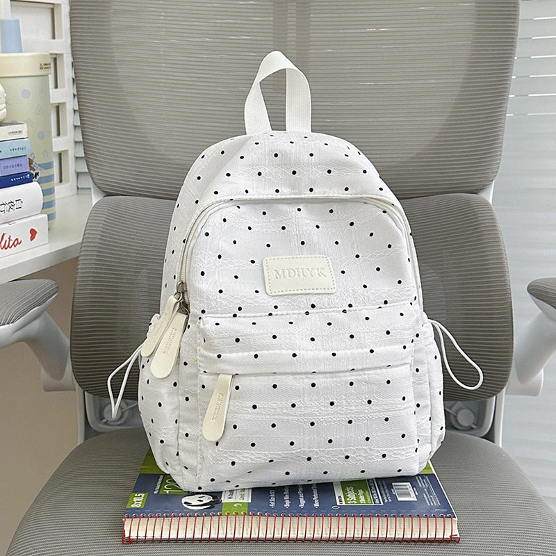 Chic Textured Mini School Backpack
