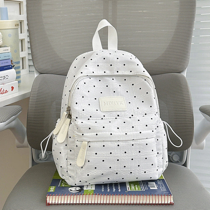 Chic Textured Mini School Backpack