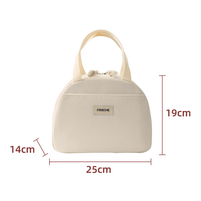 Insulated Heart Print Lunch Tote Kalsten