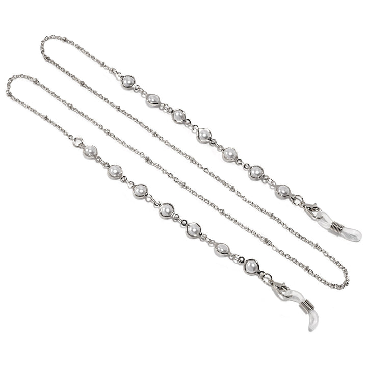 Elegant Pearl-Embellished Glasses Chain Kalsten