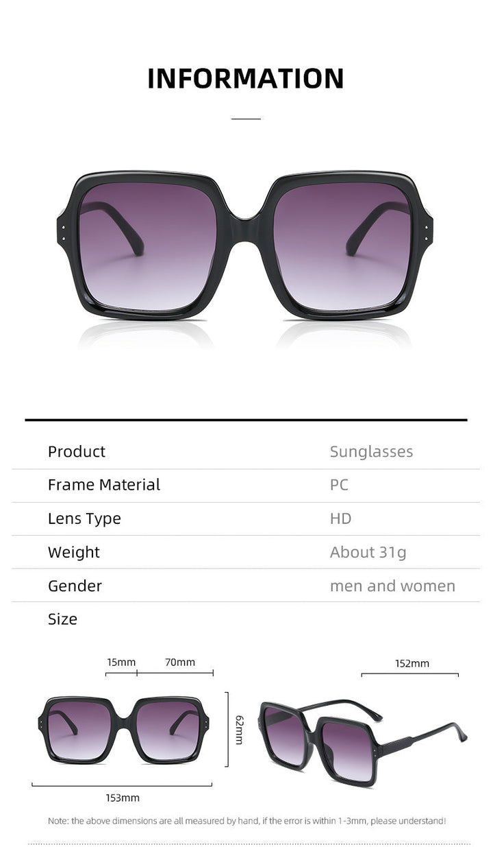 Women’s trendy oversized sunglasses with modern design Kalsten