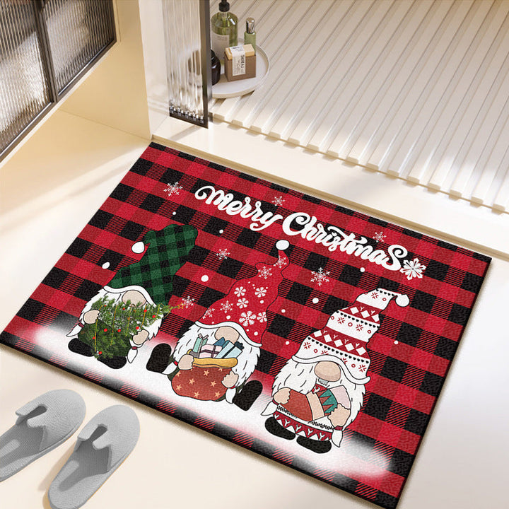 Festive Christmas-Themed Bath Mat Kalsten
